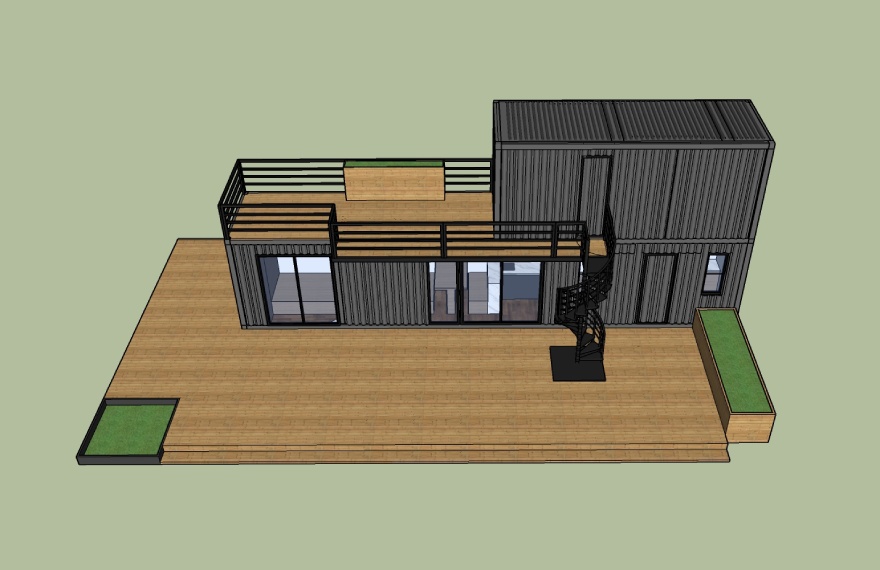 shipping container restaurant for sale